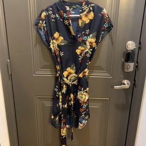 SHEIN shirt dress, multi colored, size medium